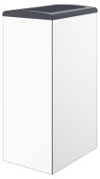 Keuco Collection Moll Wall-Mounted Waste Bin - Chrome/Anthracite