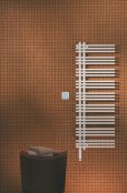 Zehnder Yucca Asymmetrical Double Towel Rail 1304 x 378mm - White Ral9016