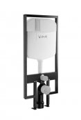 Vitra Slim Wall-Hung 3/6 Litre Floor and Wall Fixation Cistern Frame