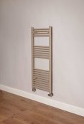 DQ Heating Essential 500 x 600mm Ladder Rail with Essential Element - Stone Texture