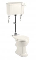 Burlington Medici Medium Level WC Toilet Suite