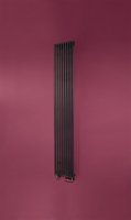 Bisque Trubi single column Radiator - 600mm x 990mm - Volcanic