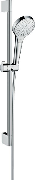 Hansgrohe Croma Select S Shower Set 110 Multi with Shower Rail 65cm - White/Chrome