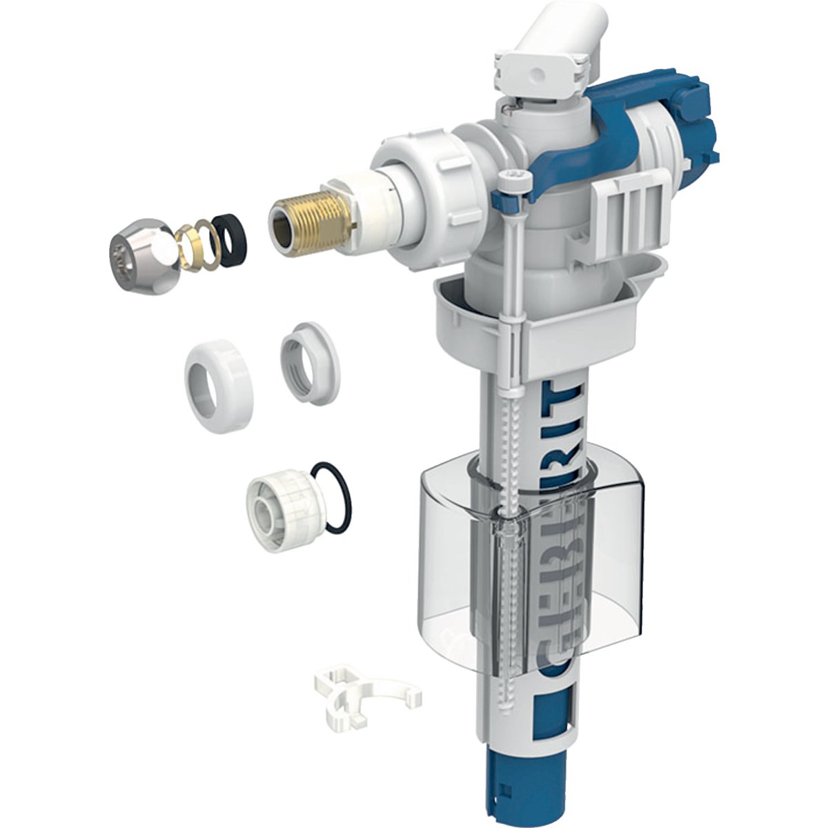 Geberit Type 380 Filling Valve 3/8 Side Water Supply Connection