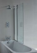 Cleargreen Hinged Bath Screen with Fixed Panel