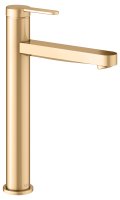 Keuco IXMO Single Lever Basin Mixer 212 (Flat Round Rosette) - Brushed Brass