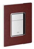 Grohe Cosmo Tanin Red Leather Flush Plate