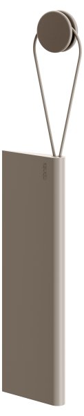 Keuco Glass Wiper Squeegee with Wall Mounting Adhesive - Truffle