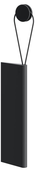Keuco Glass Wiper Squeegee with Wall Mounting Adhesive - Black