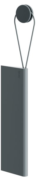 Keuco Glass Wiper Squeegee with Wall Mounting Adhesive - Grey