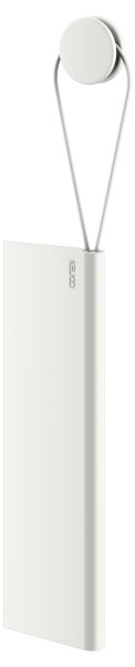 Keuco Glass Wiper Squeegee with Wall Mounting Adhesive - White