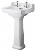 Bayswater Fitzroy 500mm 2 Tap Hole Basin
