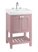 Burlington Bathrooms Riviera 58cm Pink Vanity Unit