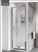 Roman Showers Haven Bi-Fold Shower Door - 1200mm Wide
