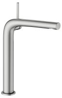 Keuco Edition 400 Single Lever Basin Mixer 240 - Stainless Steel