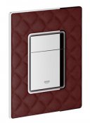 Grohe Cosmo Tanin Red Quilted Leather Flush Plate