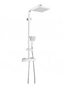 Marflow Mar Square Thermostatic Shower Valve with Integrated Diverter