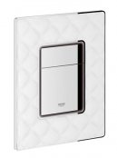 Grohe Cosmo White Quilted Leather Flush Plate