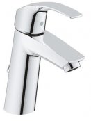 Grohe Eurosmart Single Lever Basin Mixer with Rectractable Chain