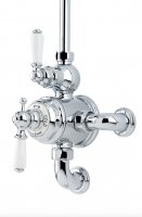 Perrin & Rowe Exposed Thermostatic Shower Mixer with Lever Handles