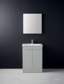 Ideal Standard Tesi Gloss Light Grey 60cm Floorstanding Vanity Unit with 2 Doors