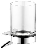 Keuco Aveno Tumbler Holder with Crystal Glass - Chrome