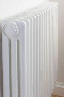 Zehnder Charleson 486mm x 600mm 3 Column Radiator - White