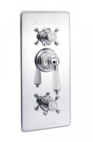 St James Traditional Concealed Thermostatic Valve with 2 way Diverter