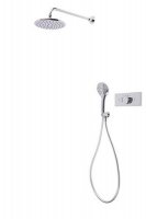 Tavistock Axiom Dual Function Push Button Concealed Shower System with Shower Head Handset
