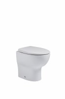 Tavistock Loft 490mm Standard Height Back To Wall Toilet Pan - White