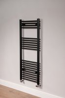 DQ Heating Essential 500 x 1600mm Ladder Rail with H+ Element - Matt Black