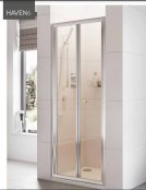 Roman Showers Haven Bi-Fold Shower Door - 1000mm Wide