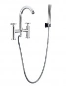 Marflow Vertini Deck Mounted Bath Shower Mixer with Kit