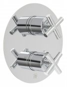 Just Taps Plus Solex Thermostatic Concealed 1 Outlet Shower Valve - Chrome