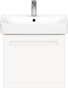 Duravit No.1 540mm Wall Hung 1 Drawer Vanity Unit (with Internal Drawer) - Matt White