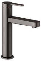 Keuco IXMO Single Lever Mixer 130 (Flat Round Rosette) - Brushed Titanblack