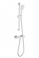 Marflow Mar Square Thermostatic Shower Valve with Slider Kit