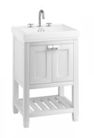 Burlington Bathrooms Riviera 58cm White Vanity Unit