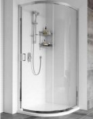 Roman Showers Haven Single Door Quadrant Shower Enclosure - 800mm X 800mm