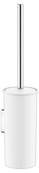 Keuco Collection Moll Toilet Brush Set with Synthetic Insert - Chrome/White