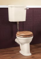 Silverdale Victorian Low Level Toilet - Old English White