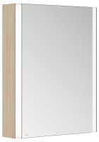 Keuco Somaris 600 x 700mm Wall-Mounted Mirror Cabinet (Left Hinged) - Light Oak
