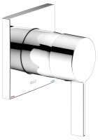 Keuco IXMO Single Lever Mixer DN 15 (Pure Square Rosette) - Chrome