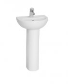 Vitra Milton 45cm 1 Tap Hole Basin