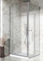 Dawn Asteria 760 x 800mm Slim Pivot Door with Side Panel