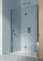Dawn Athena 800mm Hinged Door & In-Line Recess Shower Enclosure