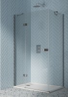 Dawn Athena 800 x 700mm Hinged Door & In-Line with Side Panel