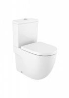 Roca Meridian-N Rimless Compact Close Coupled Toilet - White