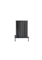 Scudo Apex 600 x 413mm Double Designer Radiator - Anthracite