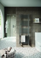 Scudo Simona 500 x 800mm Designer Towel Rail - Chrome